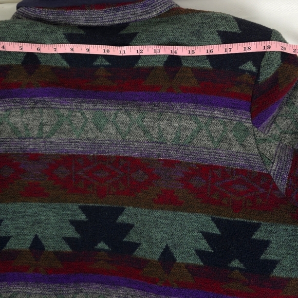 Julia Klein Vintage southwestern cotton Blend Coat 2X - Picture 4 of 9